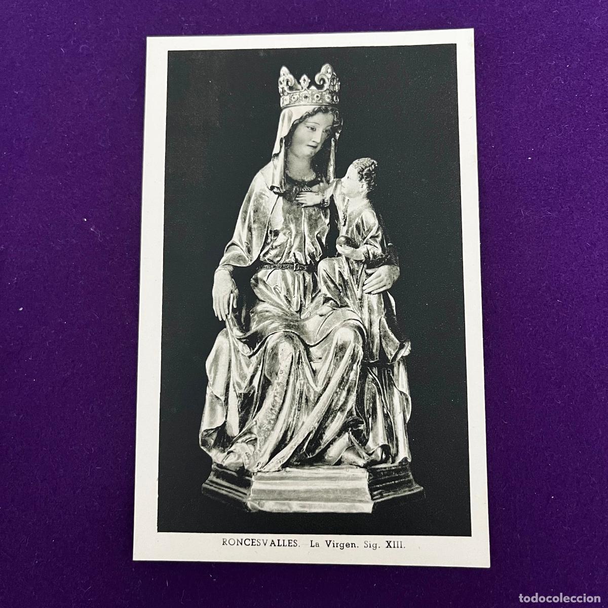 Postcards: POSTAL DE RONCESVALLES (NAVARRA). LA VIRGEN SIGLO XIII.
