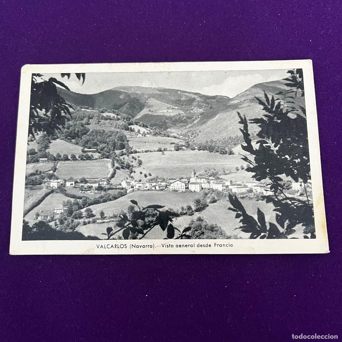Postais: POSTAL DE VALCARLOS (NAVARRA). VISTA AENERAL DESDE FRANCIA.