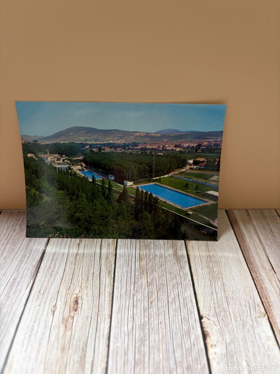 Postales: TARJETA POSTAL. PAMPLONA. 33.- CLUB NATACI&Oacute;N, CHANTREA Y MONTE SAN CRISTOBAL. EDICIONES ARRIBAS