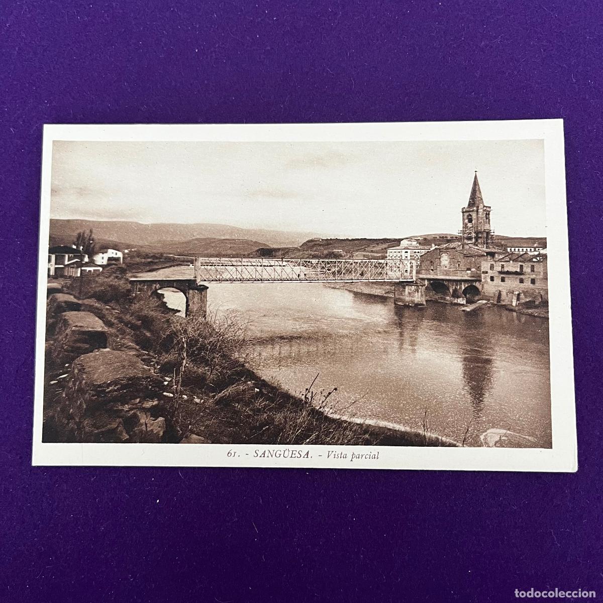 Cartoline: POSTAL DE SANGUESA (NAVARRA). VISTA PARCIAL.