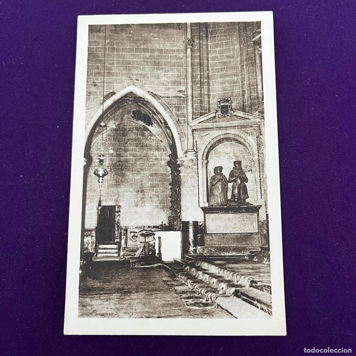 Postais: POSTAL DE RONCESVALLES (NAVARRA). EL ANTIGUO CENOTAFIO DE LOS REYES FUNDADORES.