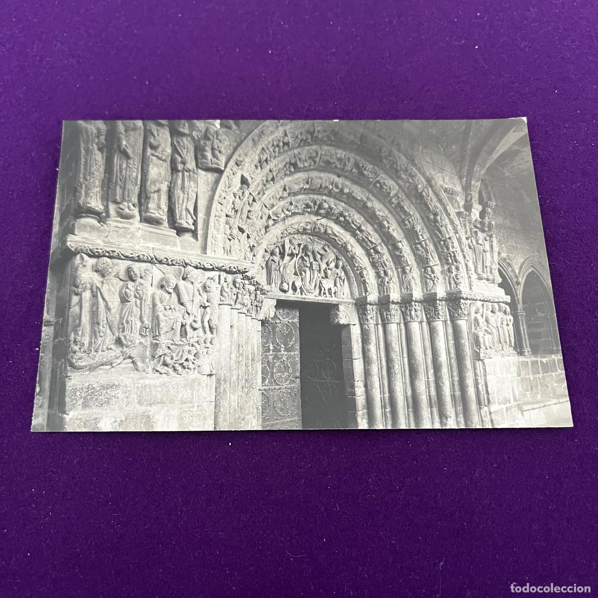 Postales: POSTAL DE ESTELLA (NAVARRA). PORTADA DE SAN MIGUEL.