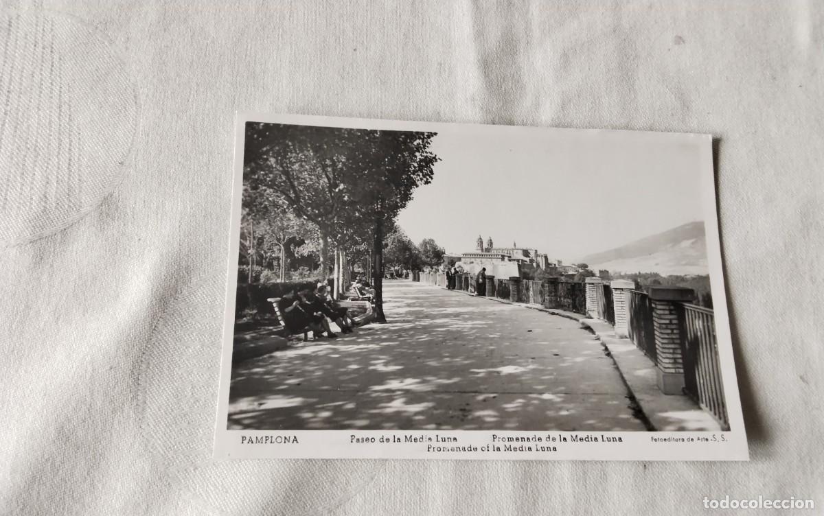 Postales: PAMPLONA , POSTAL ANTIGUA , BLANCO Y NEGRO - Foto 1