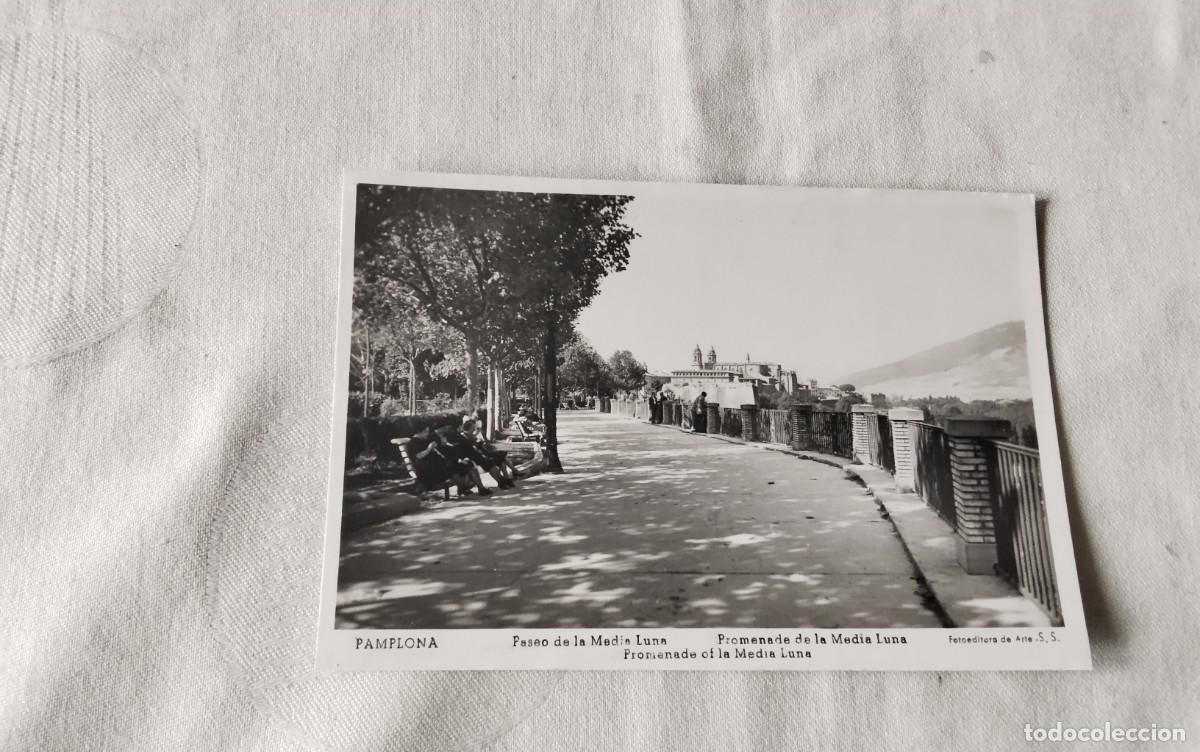 Postales: PAMPLONA , POSTAL ANTIGUA , BLANCO Y NEGRO - Foto 2
