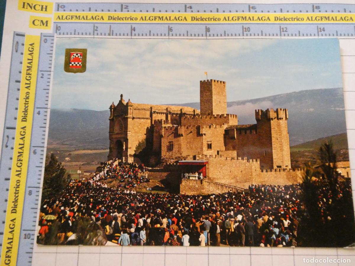 Postales: POSTAL DE NAVARRA. A&Ntilde;O 1975. CASTILLO DE XAVIER XAVIERADA 38 ESCUDO ORO. 3009