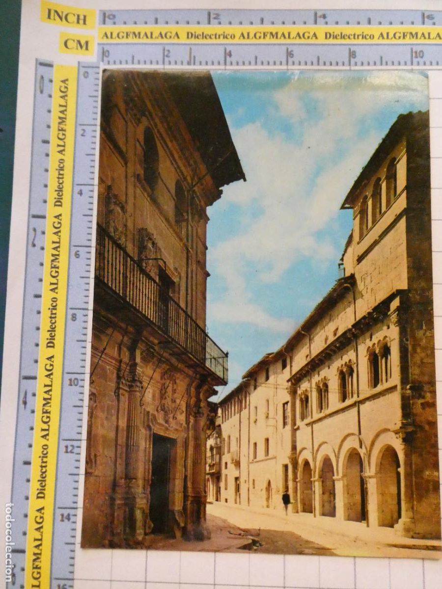Postales: POSTAL DE NAVARRA. A&Ntilde;O 1965. ESTELLA PALACIO DE LOS REYES DE NAVARRA Y ANTIGUO AYUNTAMIENTO 18. 3014
