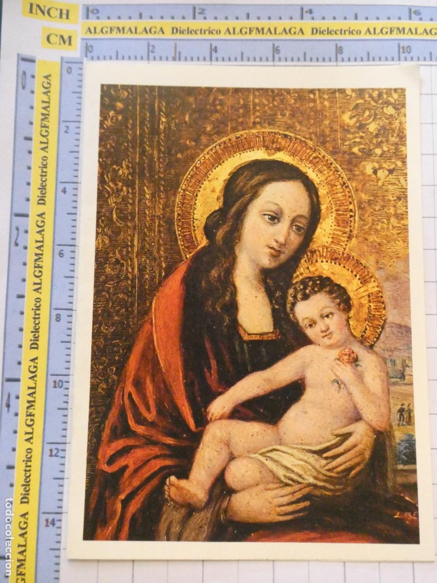 Postales: POSTAL DE NAVARRA. A&Ntilde;O 2022 SAN SALVADOR DE LEYRE ABAD&Iacute;A BENEDICTINA VIRGEN CON NI&Ntilde;O. 3015