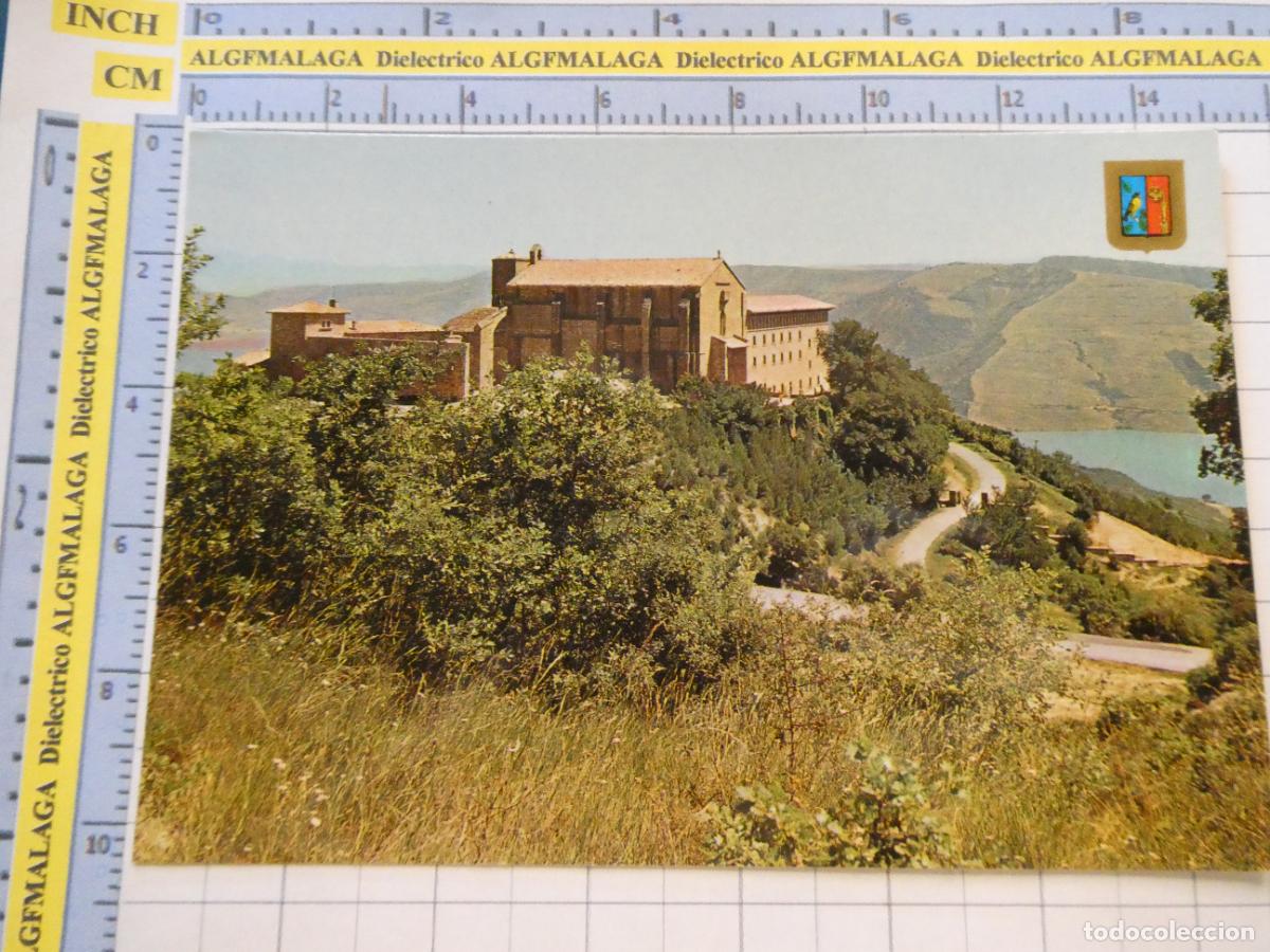 Postales: POSTAL DE NAVARRA. A&Ntilde;O 1976. MONASTERIO DE SAN SALVADOR DE LEYRE 14 ESCUDO ORO. 3017
