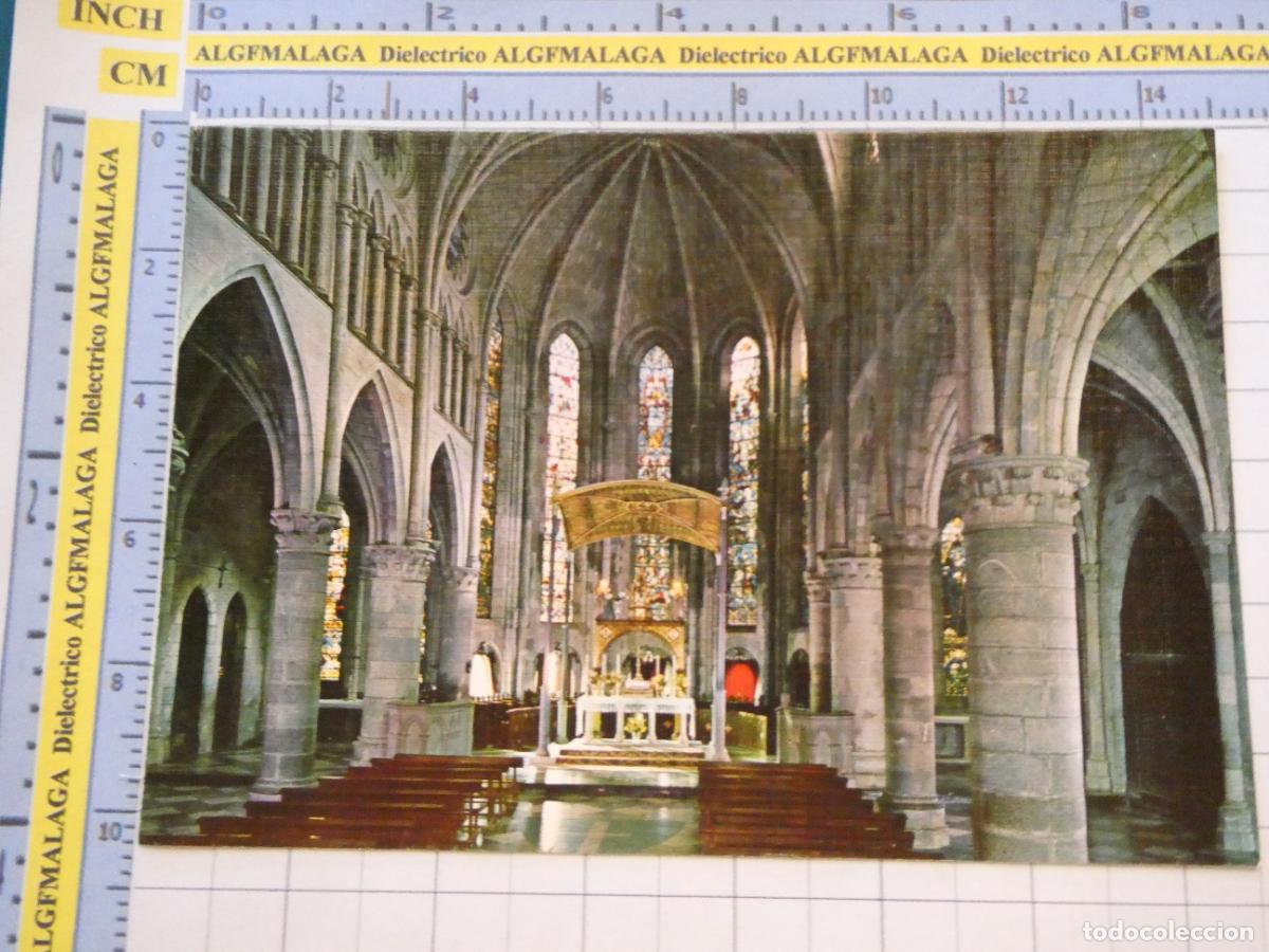 Postales: POSTAL DE NAVARRA. A&Ntilde;O 1968. RONCESVALLES INTERIOR DE LA IGLESIA 2 SICILIA. 3025