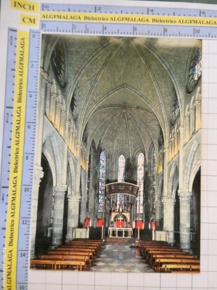 Postales: POSTAL DE NAVARRA. A&Ntilde;O 1979 RONCESVALLES COLEGIATA 6080 PERLA. 3026