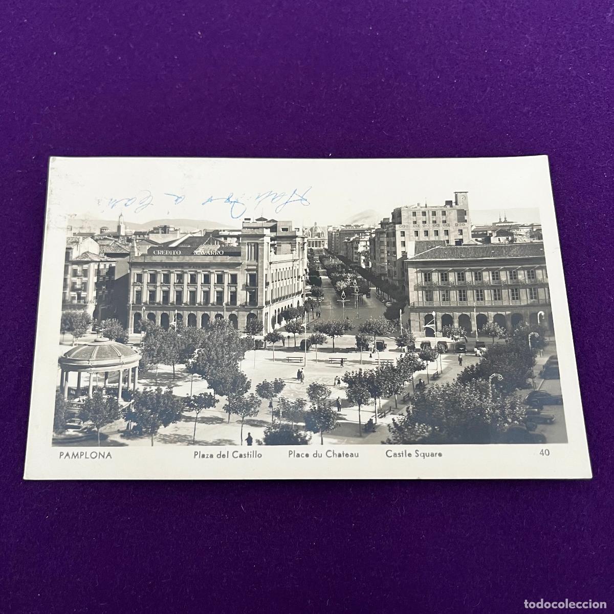 Cartoline: POSTAL DE PAMPLONA (NAVARRA). PLAZA DEL CASTILLO.