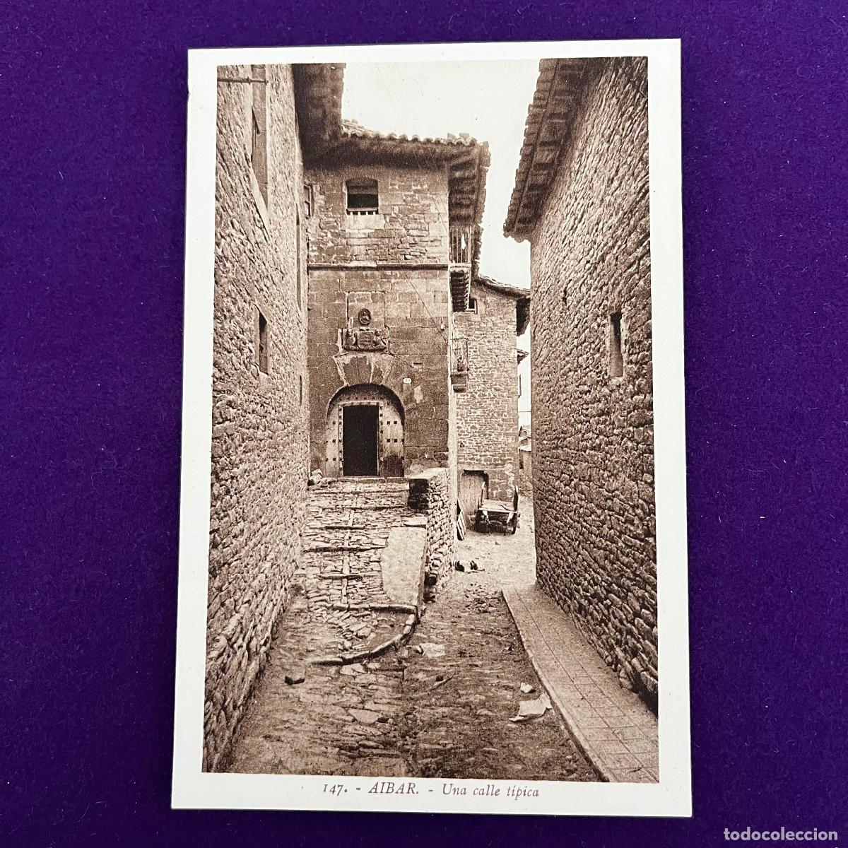 Postcards: POSTAL DE AIBAR (NAVARRA). UNA CALLE TIPICA.