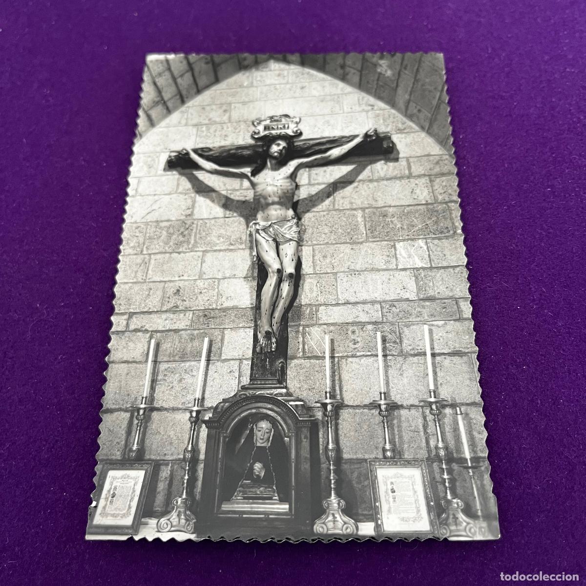 Postais: POSTAL DE RONCESVALLES (NAVARRA). COLEGIATA. CRISTO.