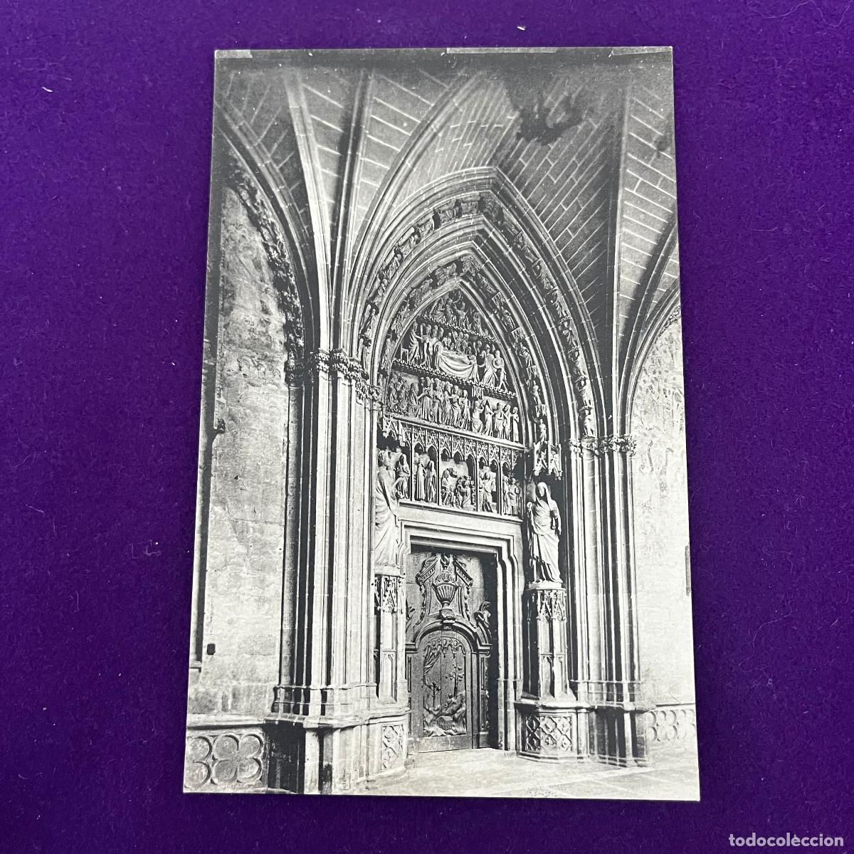 Postkarten: POSTAL DE PAMPLONA (NAVARRA). CATEDRAL. CLAUSTRO. PUERTA PRECIOSA.