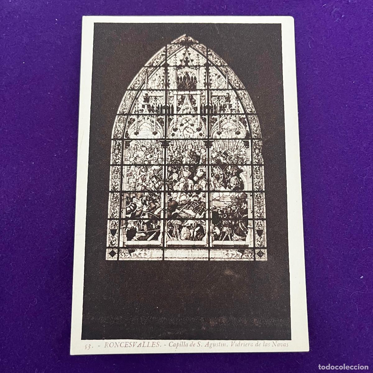 Postkarten: POSTAL DE RONCESVALLES (NAVARRA). CAPILLA DE S.AGUSTIN.