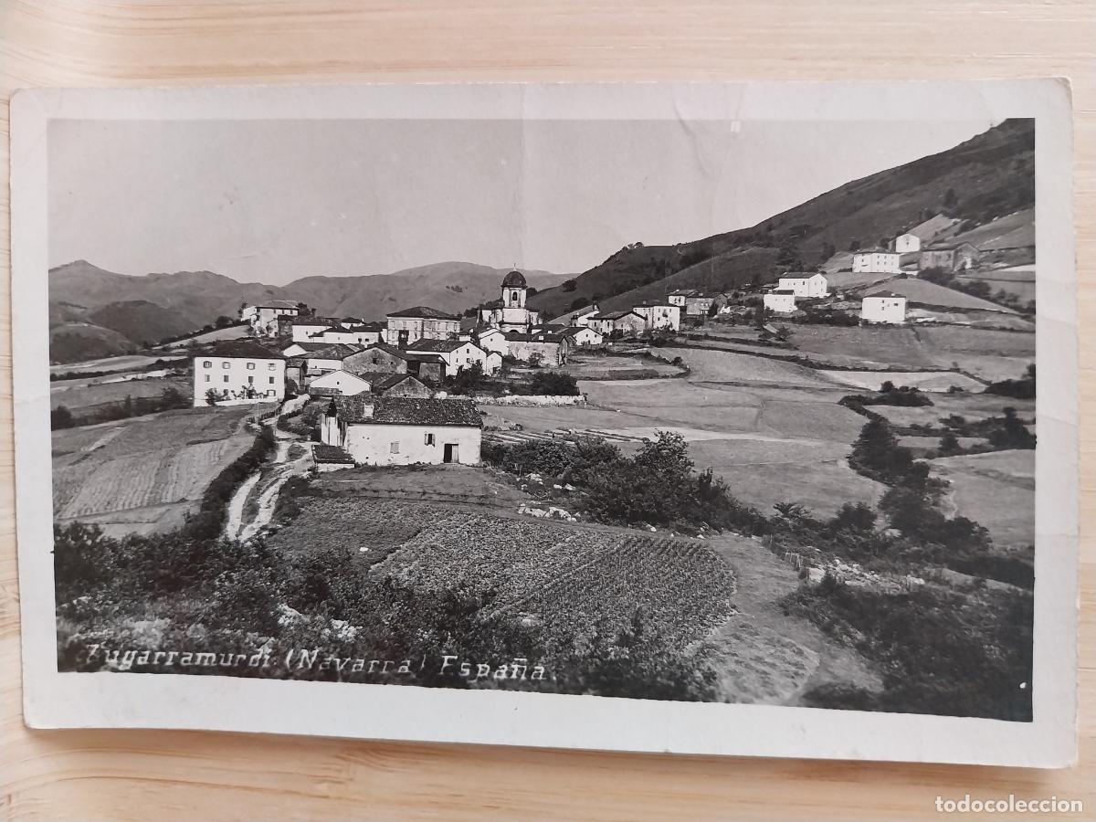 Postales: ZUGARRAMUNDI NAVARRA MATASELLOS PONT INTERNACIONAL DANCHARIA