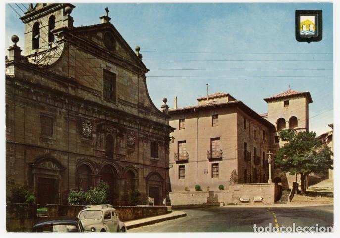 Postales: em04541 tafalla iglesia de recoletos y casa del conde 1967 fisa n&ordm;5 sc 4cv