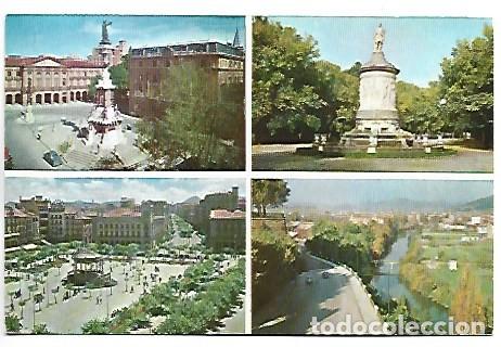 Postales: CUATRO VISTAS DE LA CIUDAD.- PAMPLONA