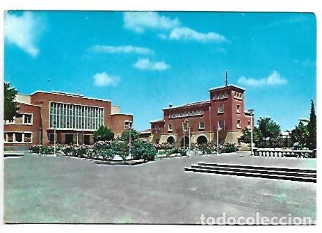 Postales: PARQUE Y GRUPO ESCOLAR.- CORELLA