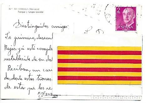 Postales: PARQUE Y GRUPO ESCOLAR.- CORELLA - Foto 2