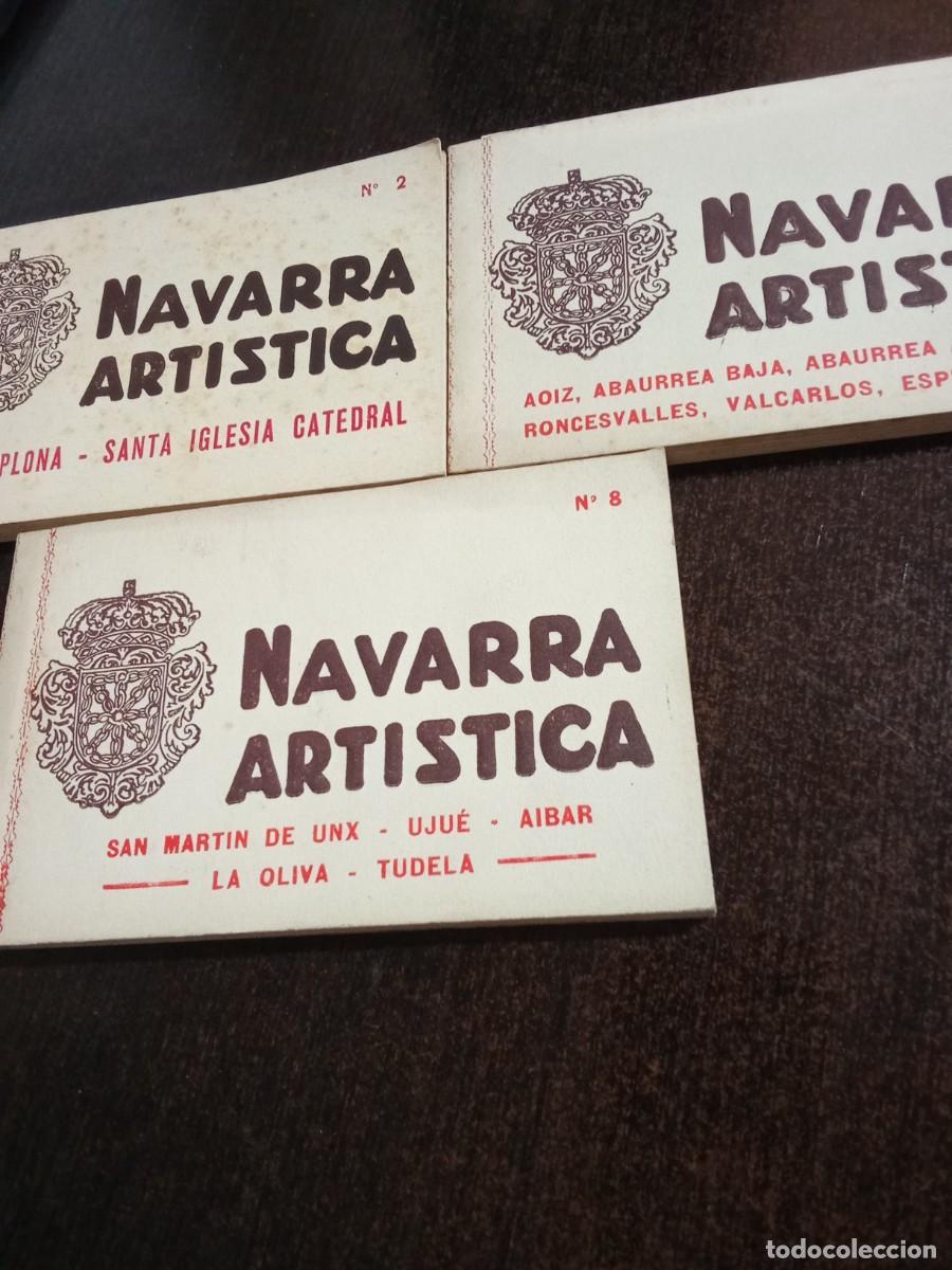 Postales: Navarra Art&iacute;stica. Blocs 2, 3 y 8.