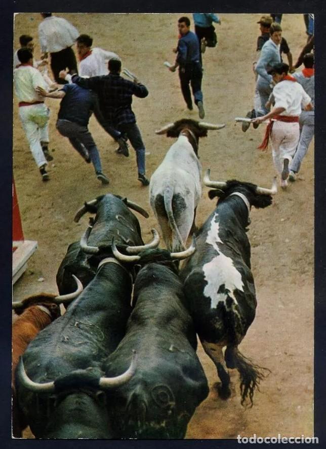 Postcards: Pamplona *Encierro de los Toros* Ed. Complex. Nueva.
