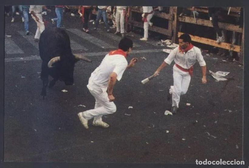 Postkarten: Pamplona *Fiestas de San Ferm&iacute;n. Encierro* Ed. Postales Iru&ntilde;a. Nueva.