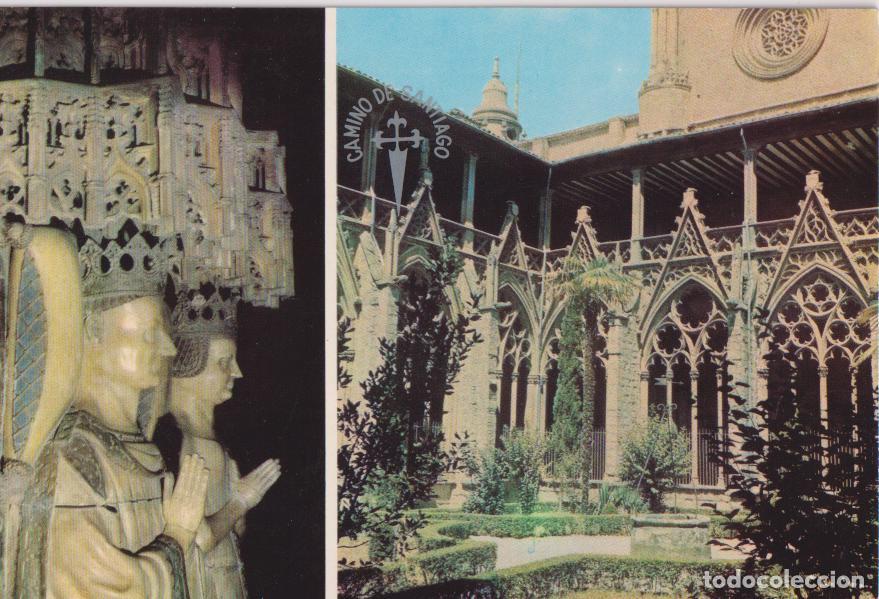 Postales: CAMINO DE SANTIAGO, PAMPLONA, INTERIOR CATEDRAL &ndash; EDICIONES VAQUERO &ndash; S/C