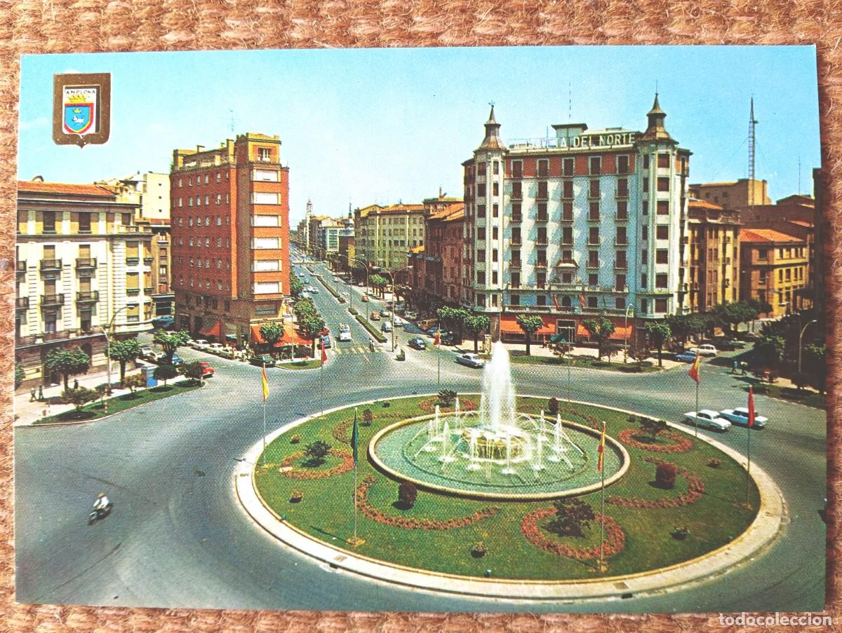 Postales: PAMPLONA - PLAZA PRINCIPE DE VIANA - ED. DOMINGUEZ