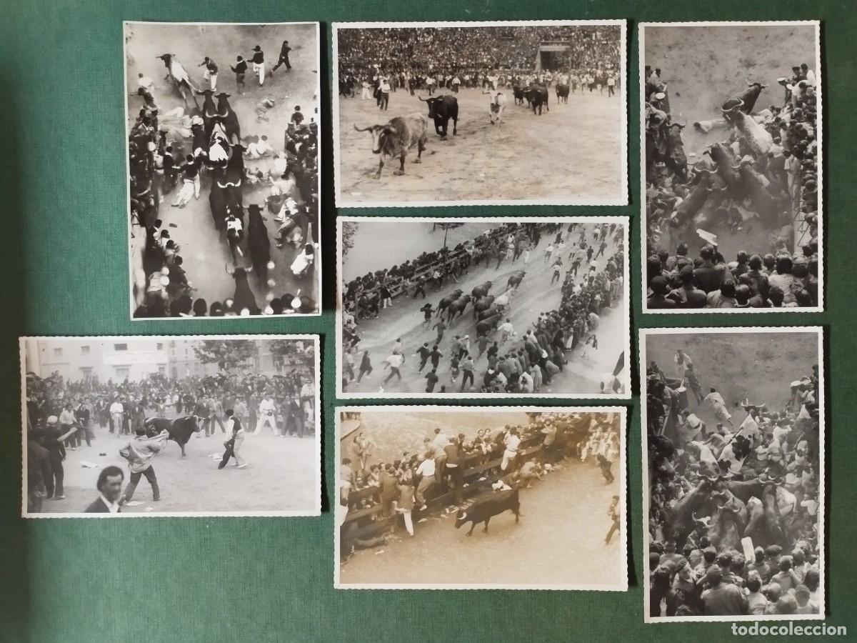 Postales: CONJUNTO DE SIETE POSTALES SAN FERMIN (PAMPLONA) A&Ntilde;OS 50