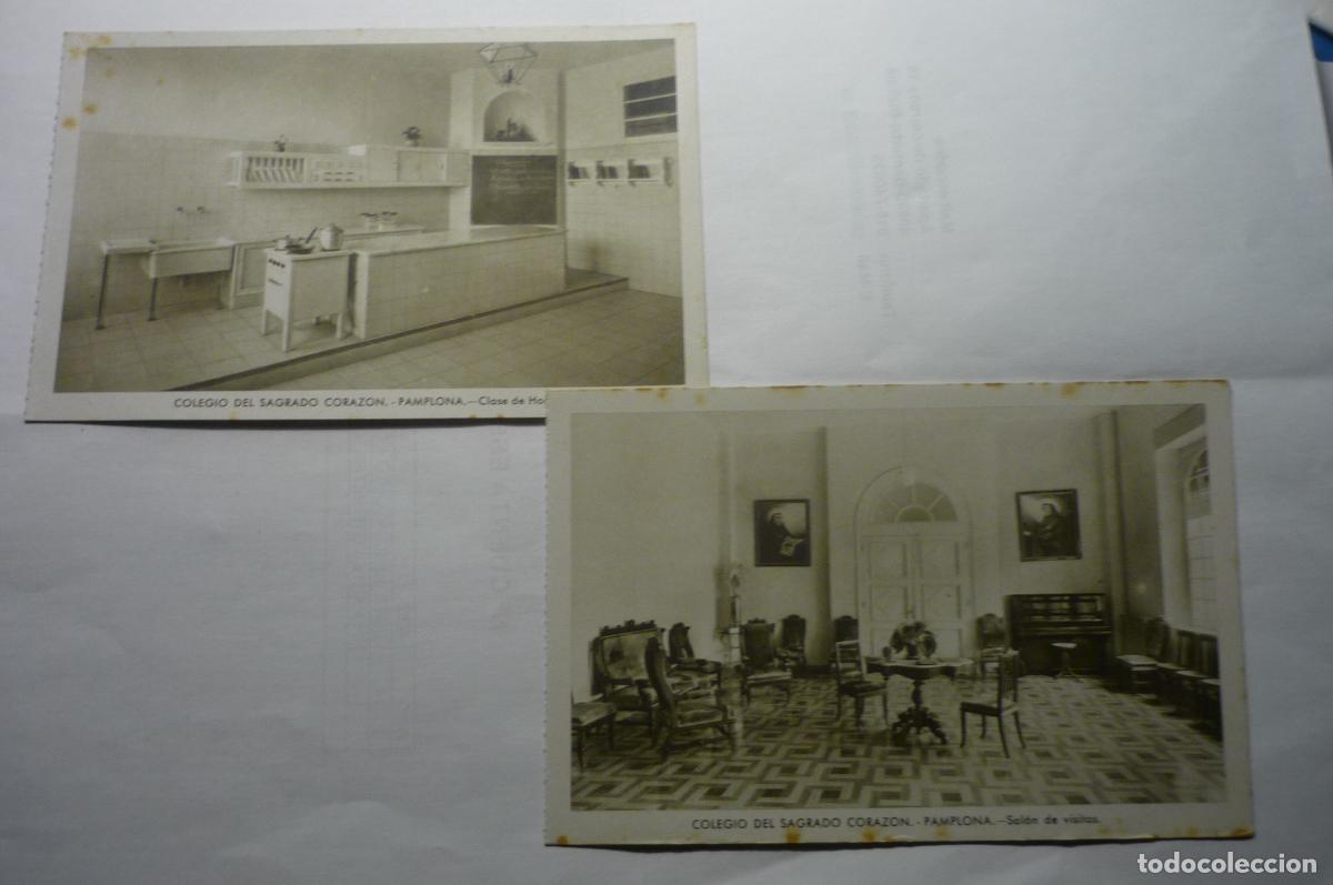 Postales: lote postales pamplona colegio sgdo.corazon cm