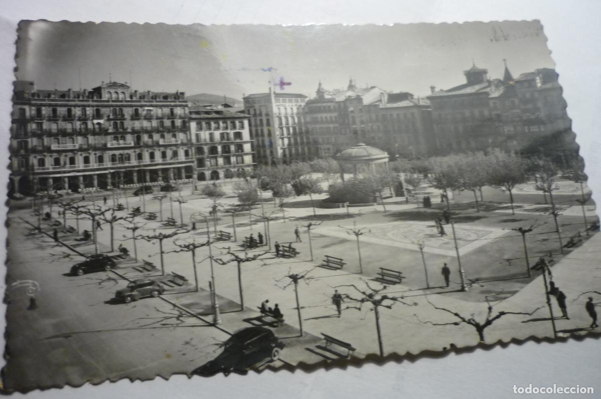 Postales: postal pamplona pl.castillo circulada cm - Foto 1