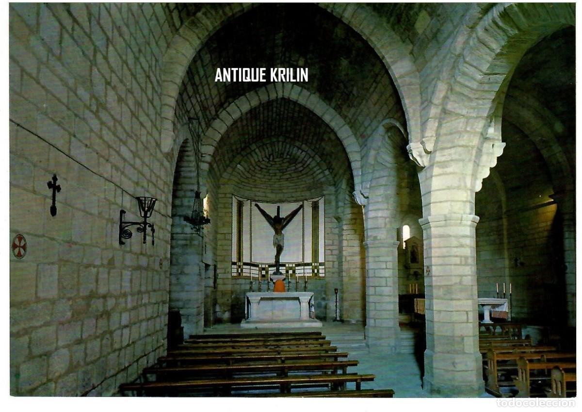 Postales: PUENTE LA REINA N&ordm; 2 IGLESIA DEL CRUCIFIJO / EDICIONES POSTAL INTER / SIN FRANQUEAR
