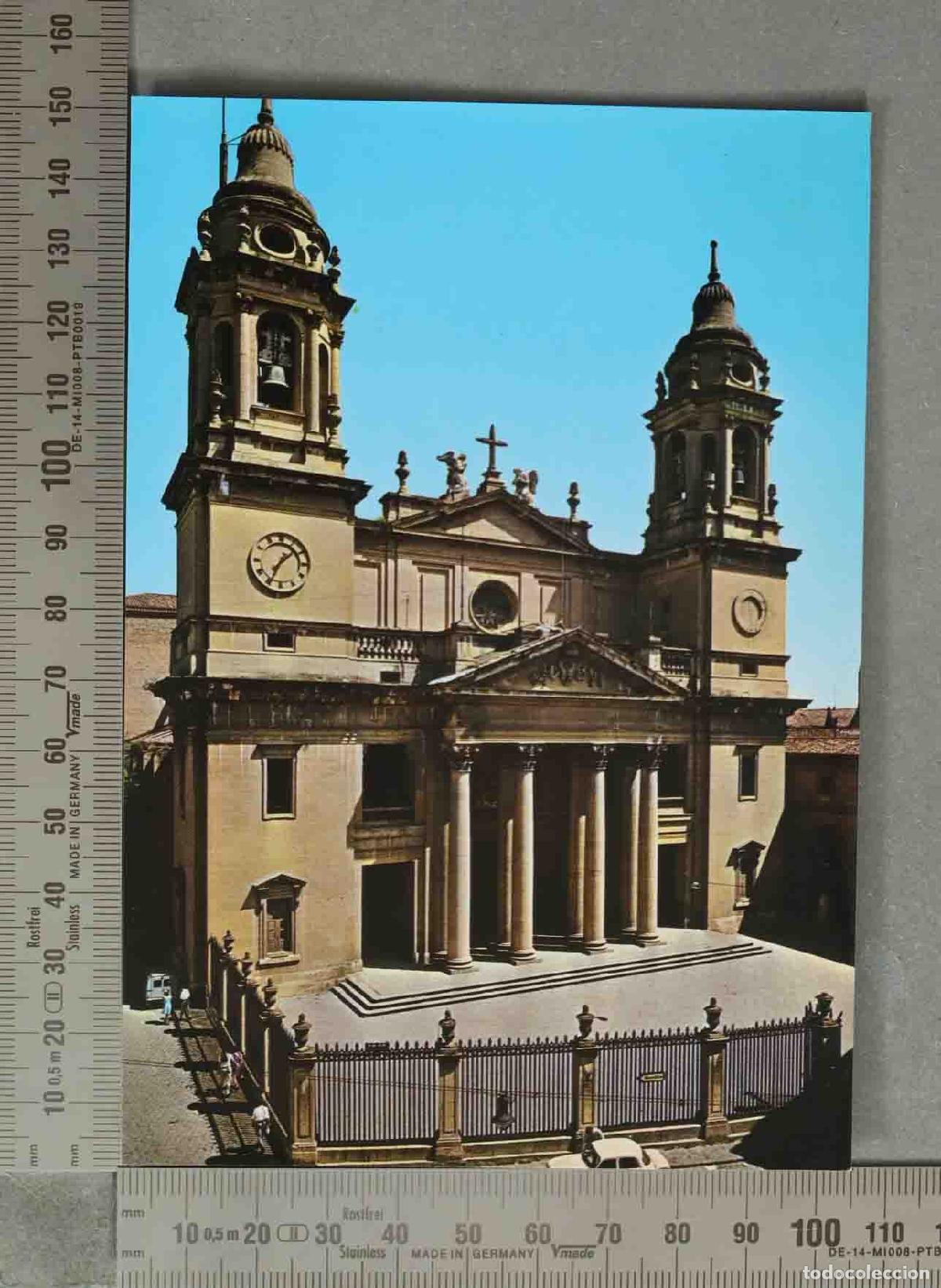 Postales: POSTAL. Pamplona - Fachada de la Catedral de Santa Mar&iacute;a la Real