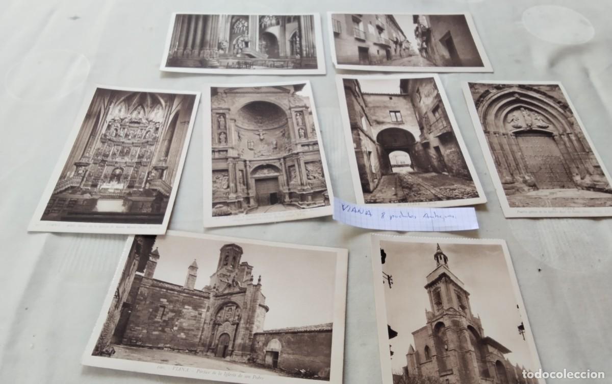 Postales: VIANA , 8 POSTALES ANTIGUAS , BLANCO Y NEGRO ,