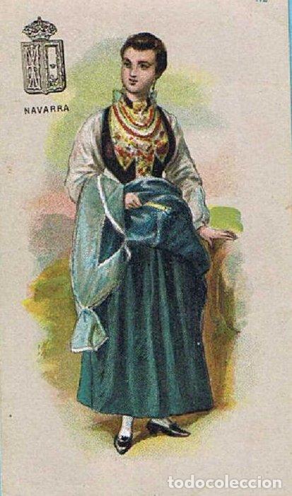 Postales: MUJER DE NAVARRA. CROMOLITOGRAFIA DE LUIS LABARTA.PRINCIPIOS SIGLO XX. CHOCOLATE JAIME BOIX.