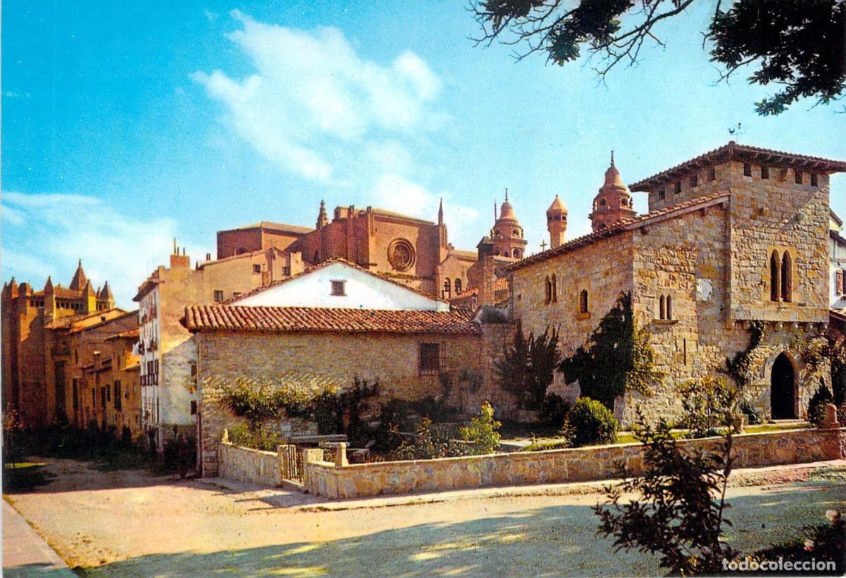 Postales: Postal de Pamplona, Vista de El Red&iacute;n con la Catedral al Fondo