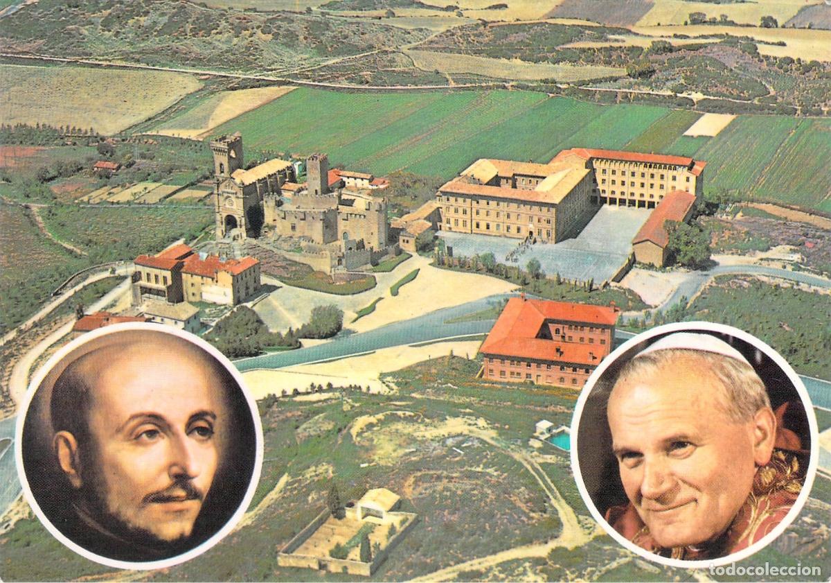 Postales: Postal Visita Papa Juan Pablo II Castillo de Javier y Loyola
