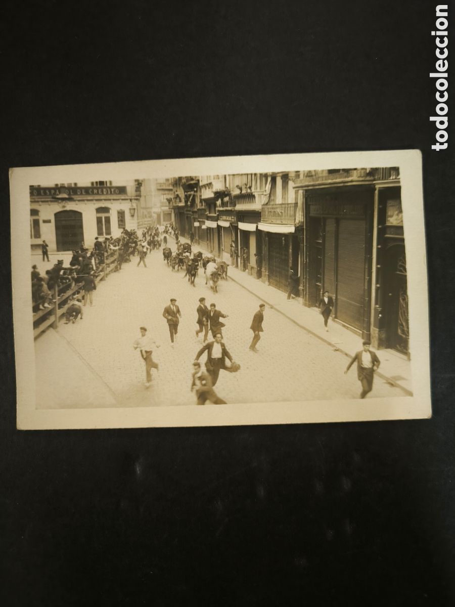 Postales: Fotograf&iacute;a postal. Sanfermines, Pamplona. A&ntilde;os 20.