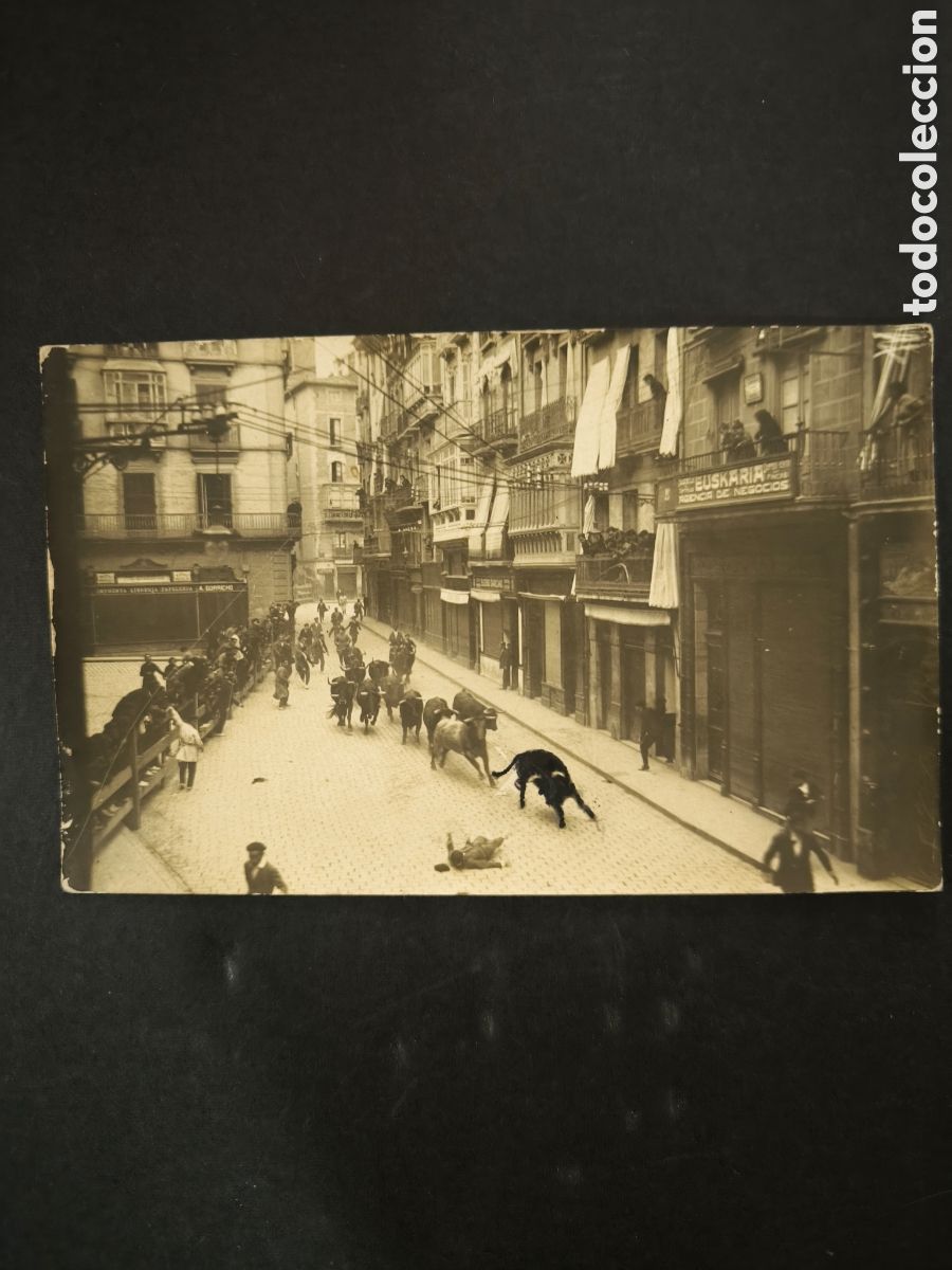 Postales: Fotograf&iacute;a postal antigua. Sanfermines, Pamplona. A&ntilde;os 20.
