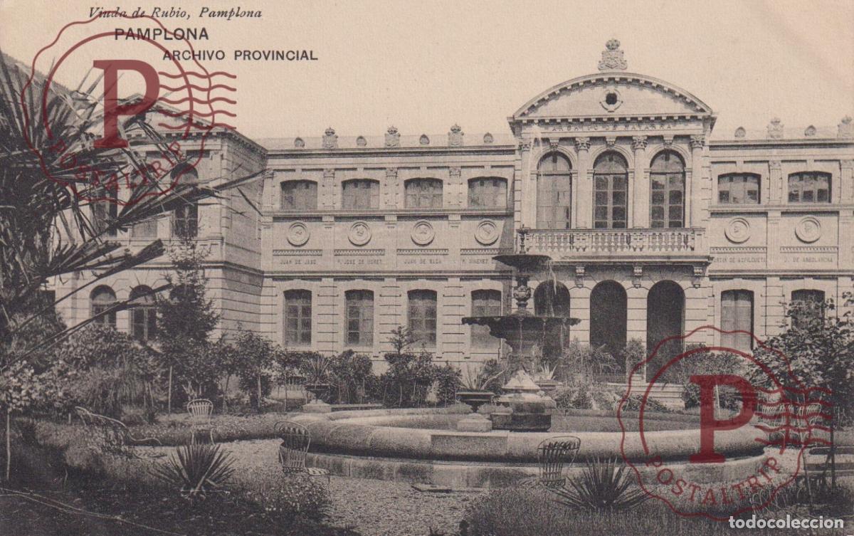 Cartoline: NAVARRA. PAMPLONA. ARCHIVO PROVINCIAL. VIUDA DE RUBIO.