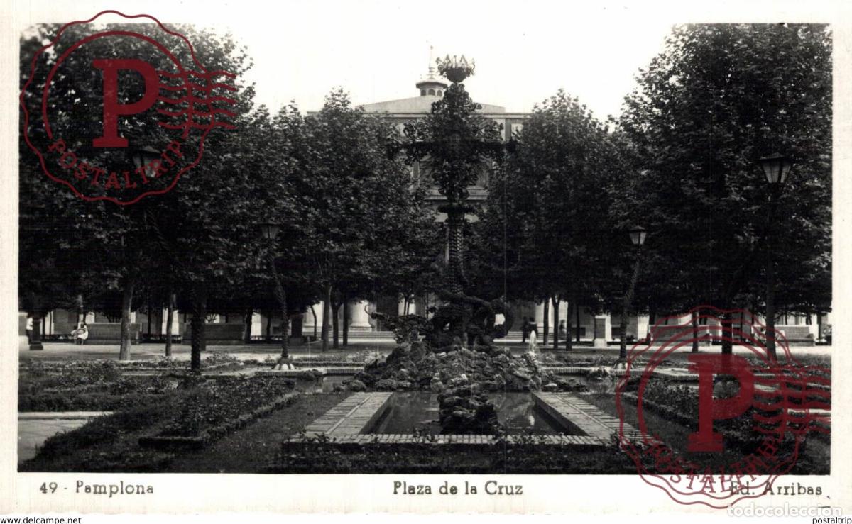 Cartes Postales: NAVARRA. PAMPLONA. PLAZA DE LA CRUZ.