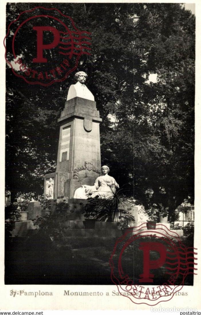 Cartes Postales: NAVARRA. PAMPLONA. MONUMENTO A SARASATE.