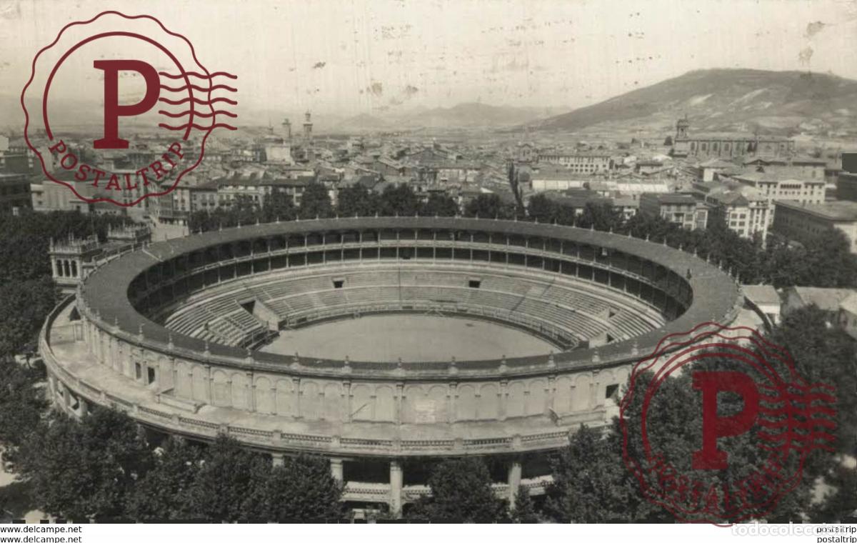Postales: NAVARRA. PAMPLONA. PANORAMICA PLAZA DE TOROS