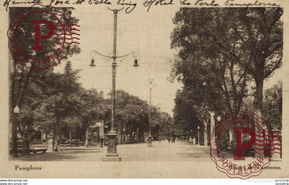 Postales: NAVARRA. PAMPLONA. PASEO DE TACONERA