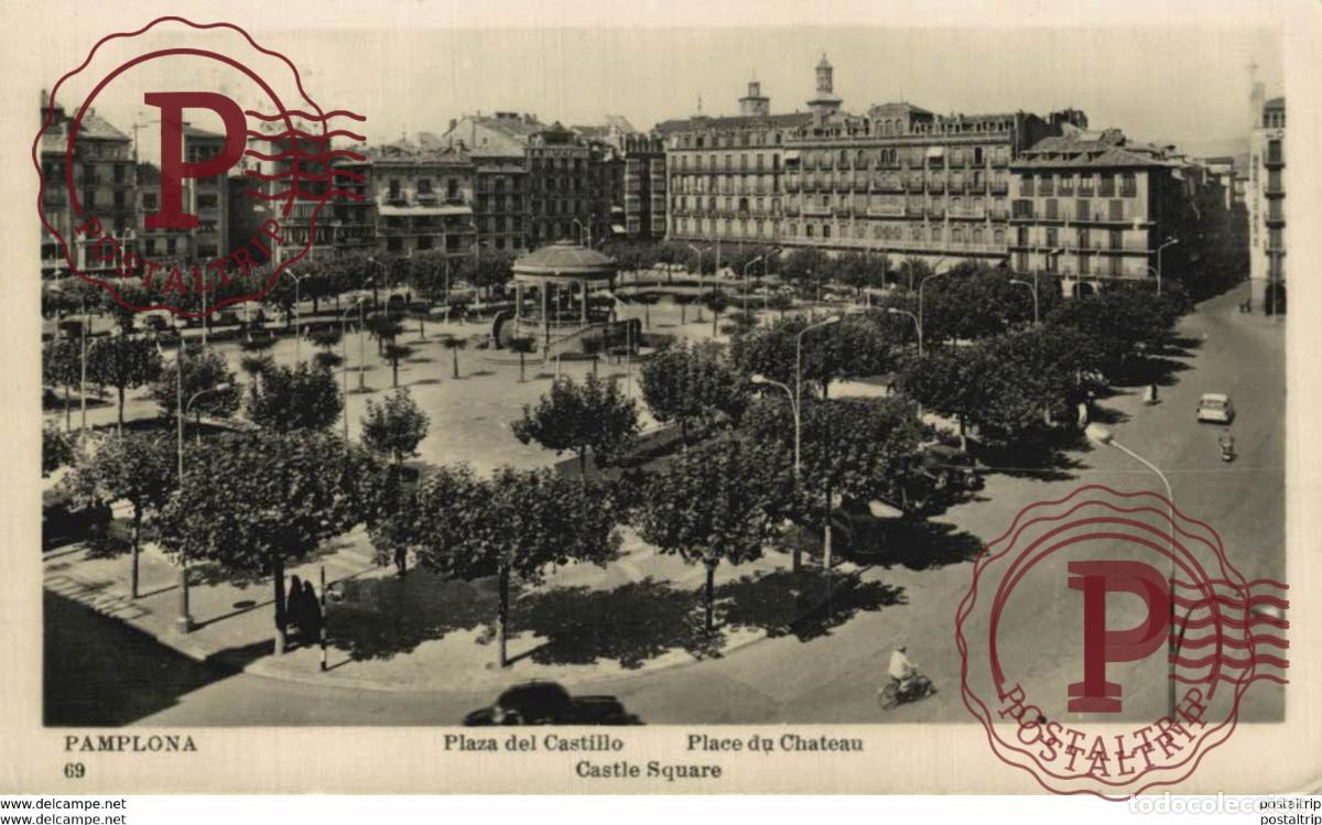 Postales: NAVARRA. PAMPLONA. PLAZA DEL CASTILLO