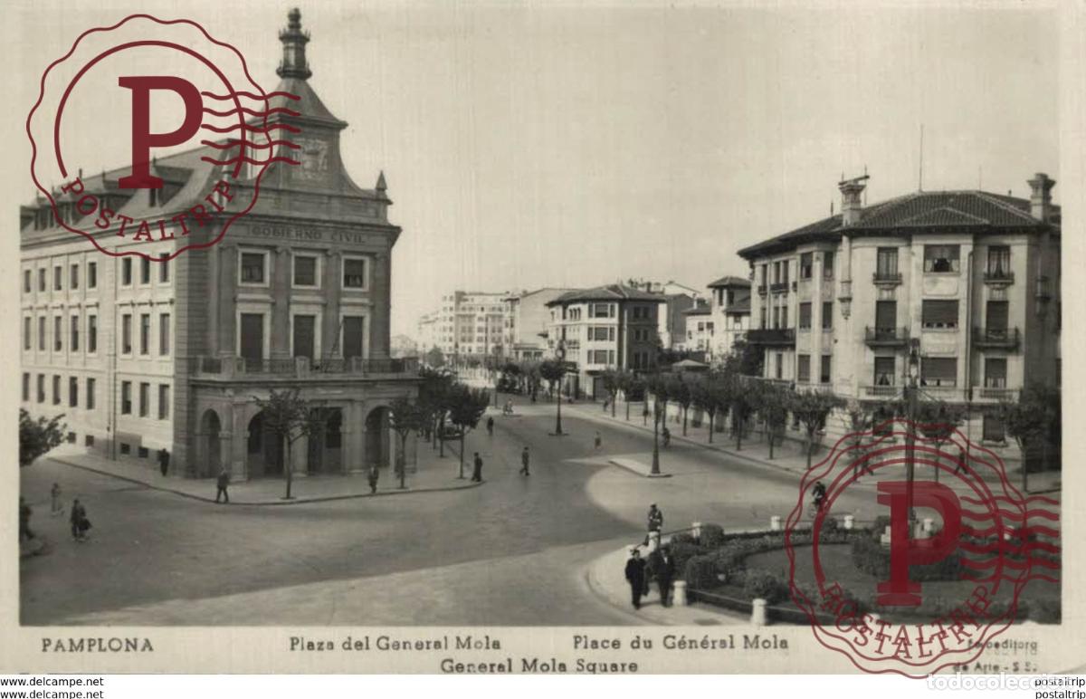 Postales: NAVARRA. PAMPLONA. PLAZA DEL GENERAL MOLA