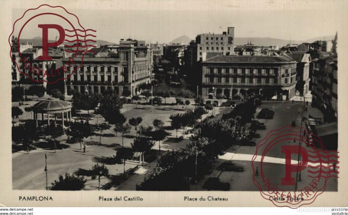 Postales: NAVARRA. PLAZA DEL CASTILLO - Foto 1
