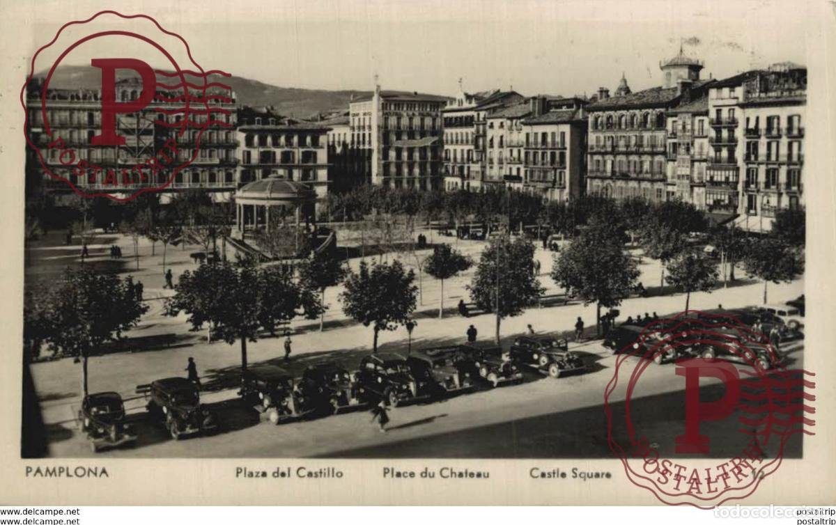 Postkarten: NAVARRA. PAMPLONA. PLAZA DEL CASTILLO