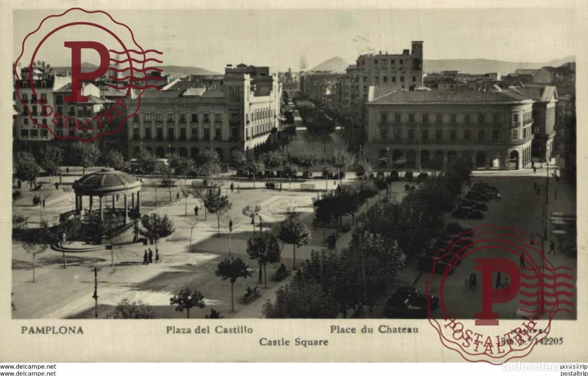 Postkarten: NAVARRA. PAMPLONA. PLAZA DEL CASTILLO